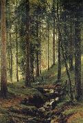 Ivan Shishkin The Brook in the Forest oil painting